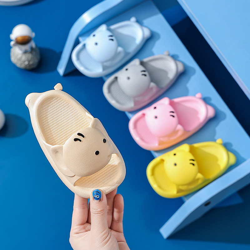 New Children's Slippers Summer Girls Boys Bathroom Non-Slip Soft Bottom Cartoon Baby Slippers Dropshipping