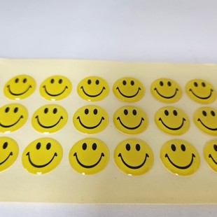 Self-Adhesive Glue Sticker Waterproof Logo Hot Stamping Car Logo Drop Plastic Crystal Drop Plastic Digital Colorful Label Design