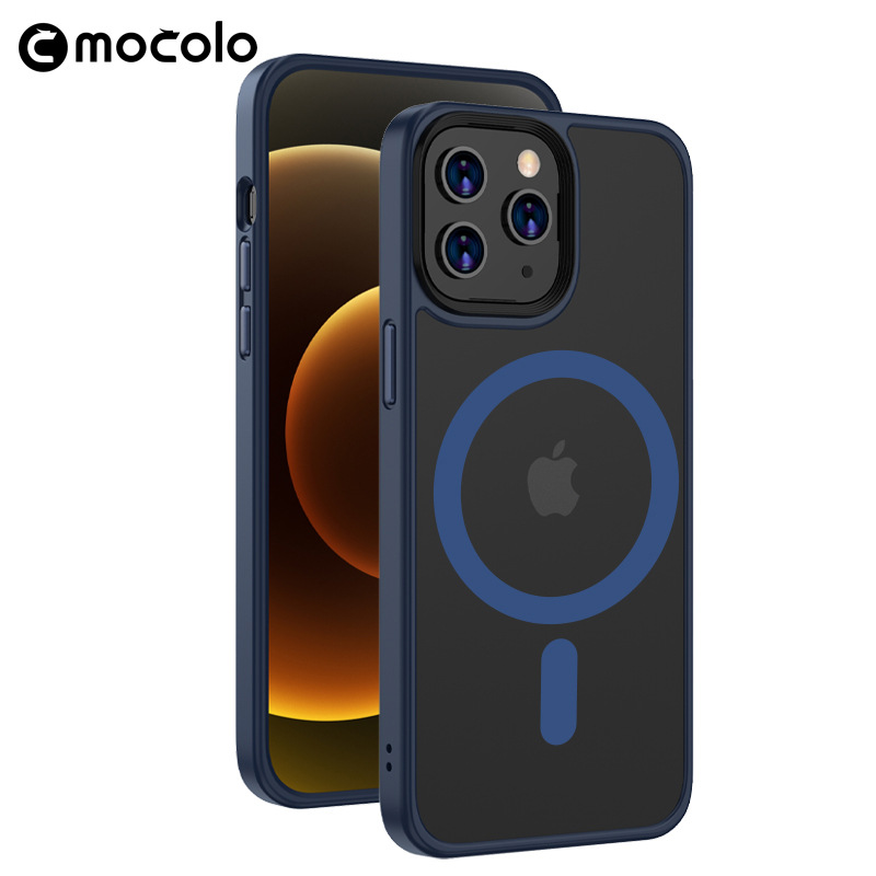 K32 para iPhone14 caja del teléfono magnético MagSafe Apple 13 Pro Max funda protectora helado yushield