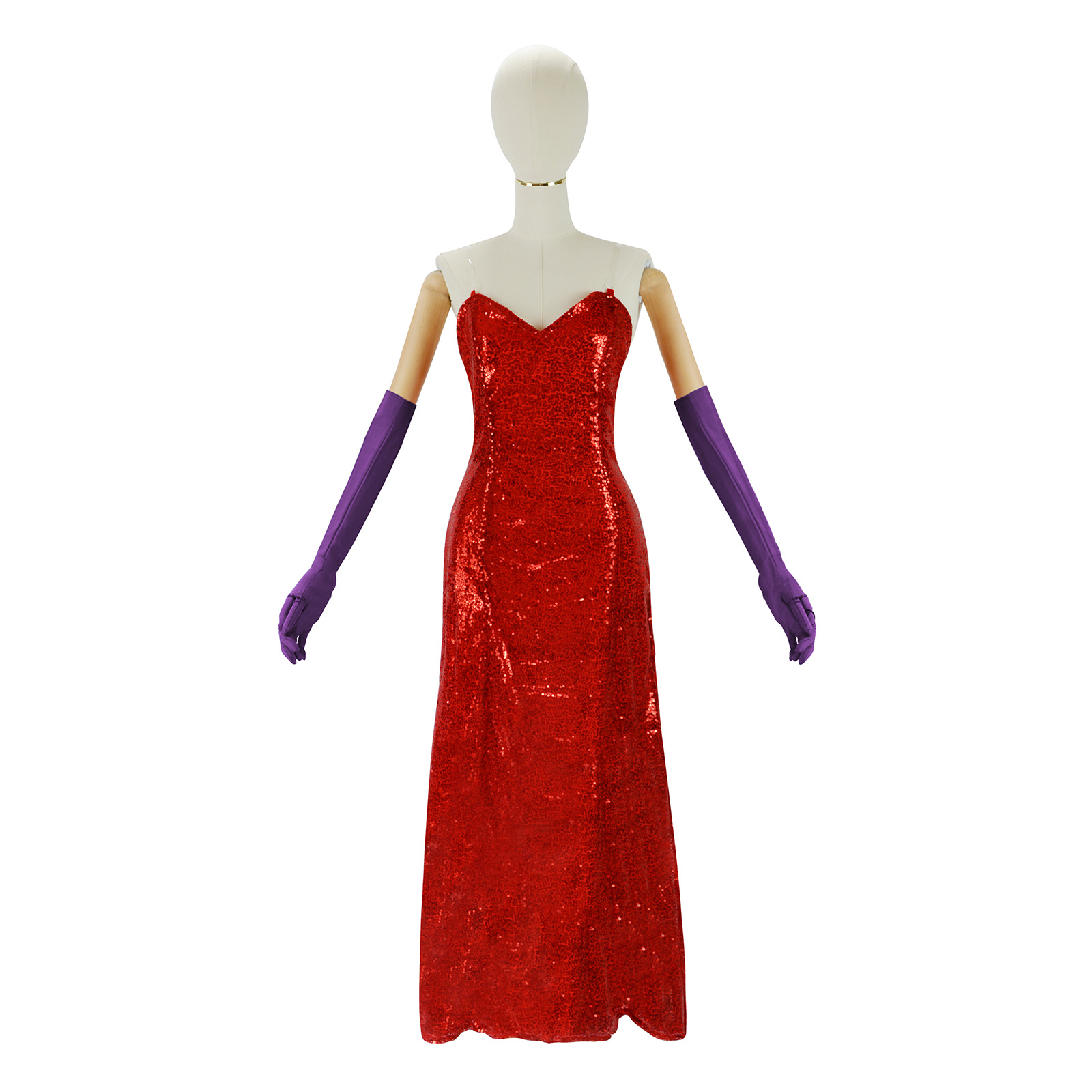 Movie Who Framed Roger Rabbit Cos Suit Jessica Jessica Red Dress Halloween Costume