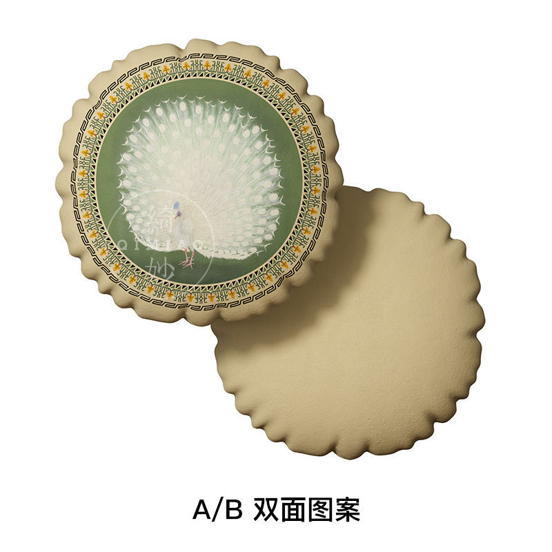 [플란넬 베개] 난양새깃털 원형 베개