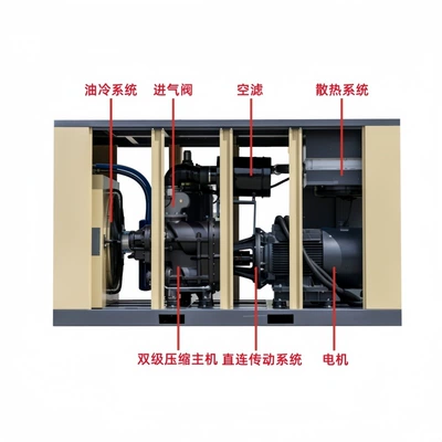 Variable Frequency, Two-Stage Compressed Air – Hava kompressorları