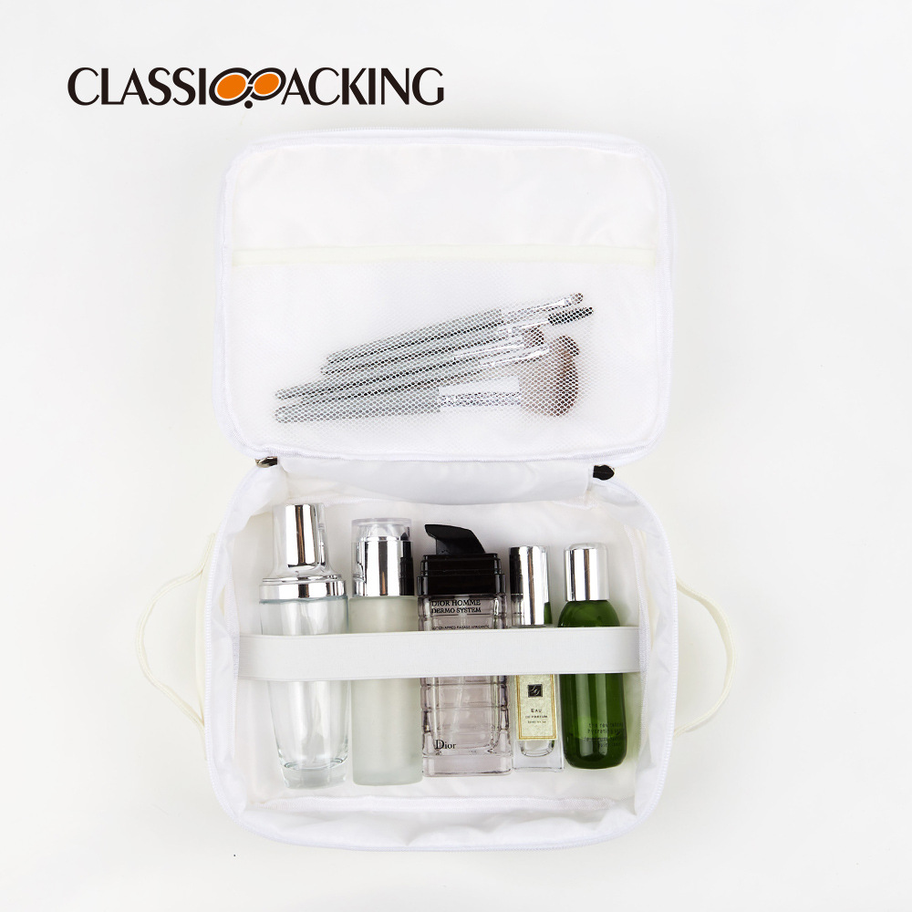 Suministro directo de fábrica bolsa de lavado material de lona de gran capacidad producto de cuidado de la piel bolsa de almacenamiento portátil de viaje bolsa de almacenamiento de gran capacidad