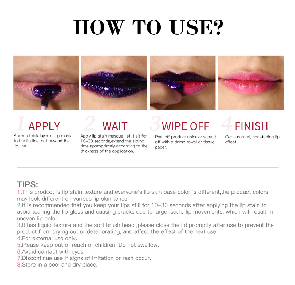 lakerain Peel-off Lip Gloss matte lipstick undefined