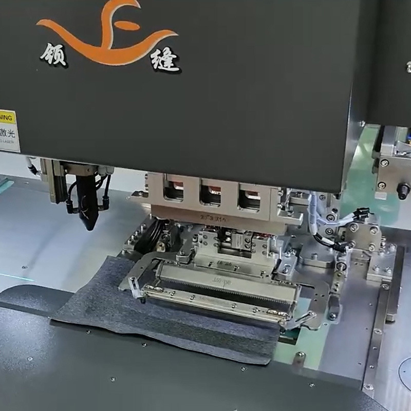 Máquina de apertura automática de polo, máquina de apertura de pantalones, máquina de apertura de bolsillo, máquina de apertura de bolsas láser automática