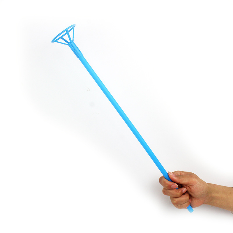 40cm gran película de aluminio globo Polo onda bola soporte globo color fregona película de aluminio globo portátil