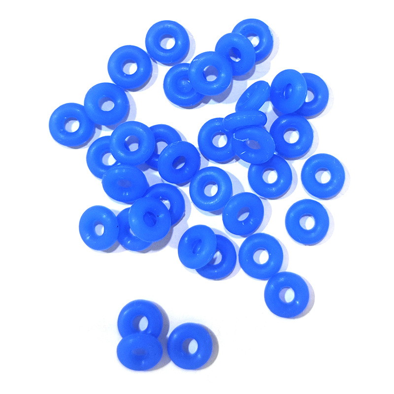 Silicone Spacer Bead Bracelet Positioning Rubber Ring Anti-Slip Ring Anti-Friction Ring Bracelet Leather Rope Transfer Bead Bracelet Gasket 5