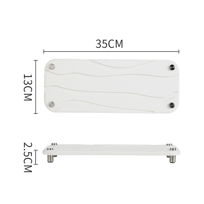 35*13cm 흰 물 잔물결 증가