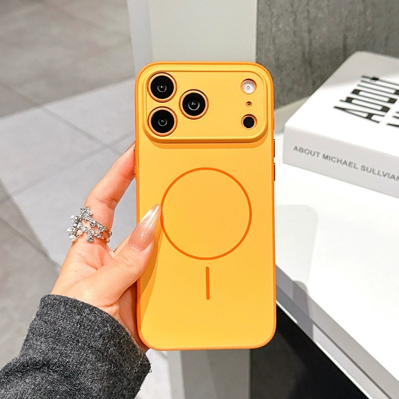 Colorful-orange [silk screen circle-without magnet]