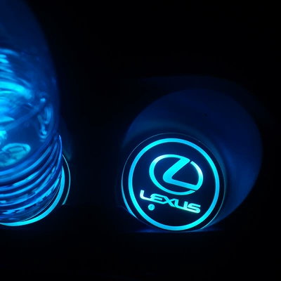 Cup Mat USB Charging Seven-Color, Anti-slip mat - lexus-single