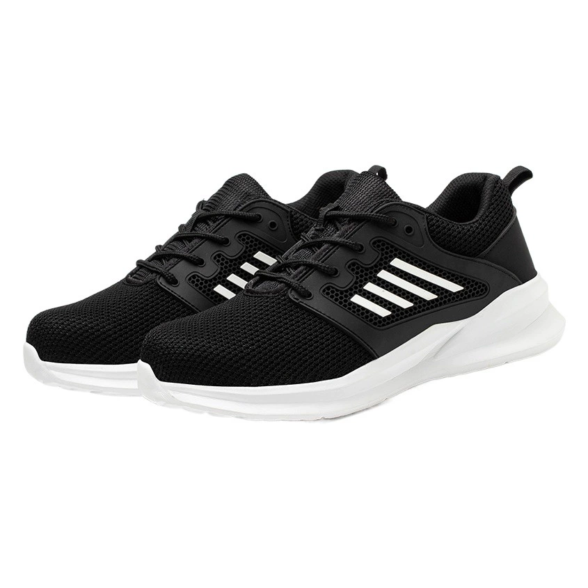 Мужские рабочие защитные ботинки для трансграничной торговли, всесезонные дышащие кроссовки из трикотажа, легкие нескользящие защитные рабочие ботинки