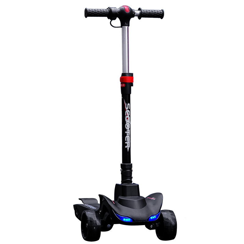 ¿Scooter eléctrico de los niños plegable scooter de carga? De pie montando música de padres e hijos con Bluetooth