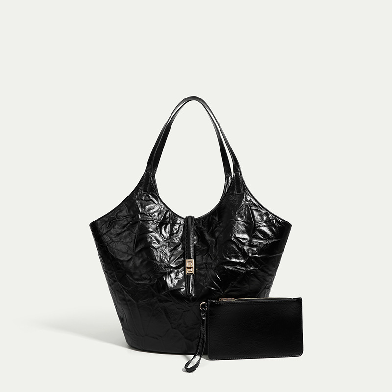 Borsa da giardino in rilievo 2024 Borsa a tracolla portatile di grande capacità da donna con cestino per verdure per pendolari_voghion.com