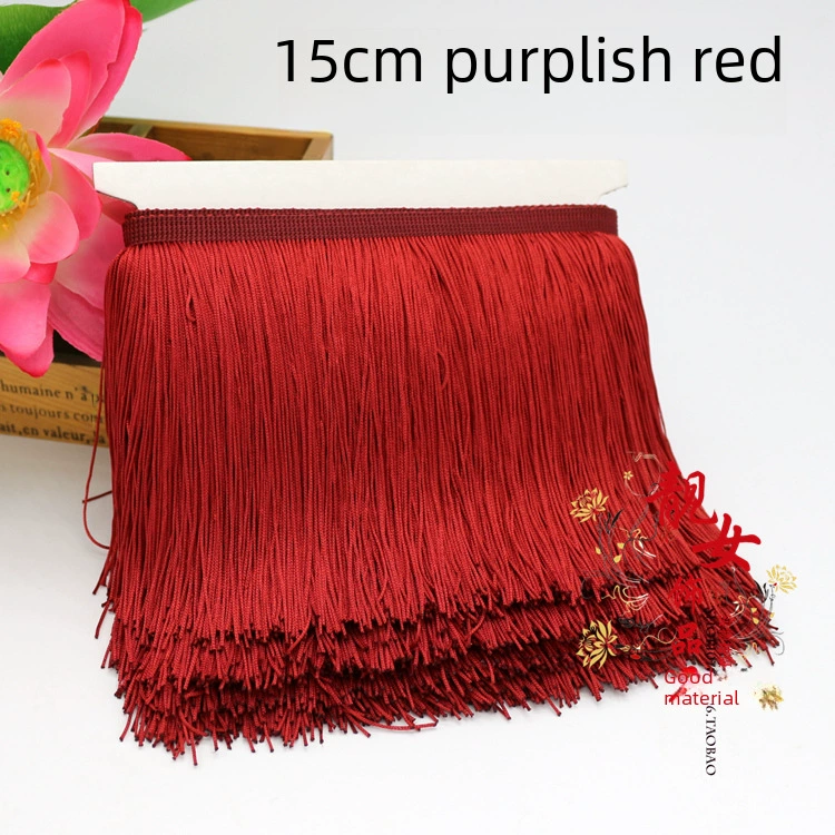 Stage new clothing auxiliary material cryptocartein dance streaming Su must have 15cm curtain lace