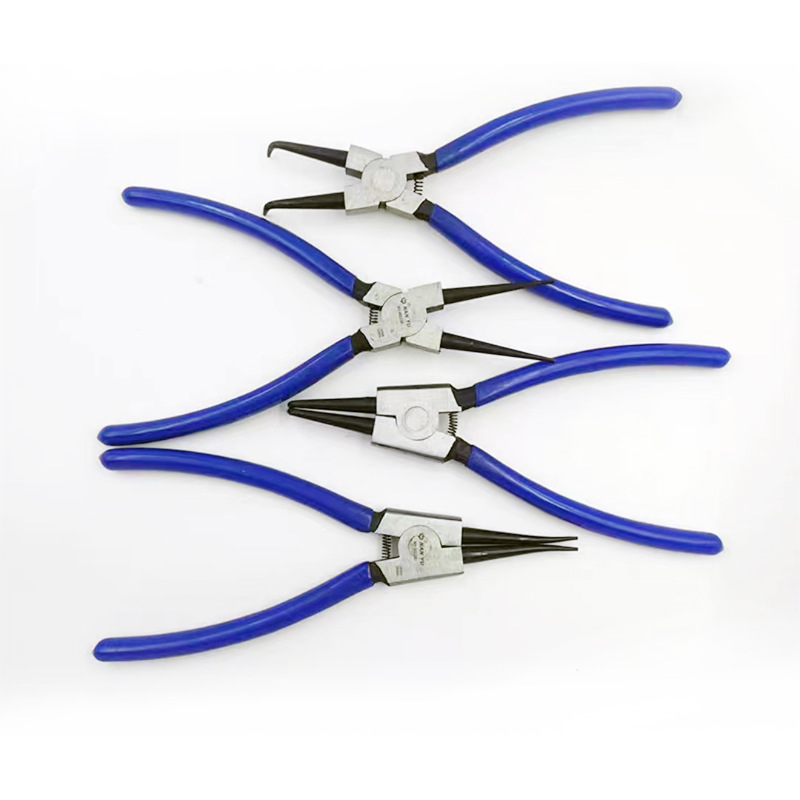 南豫高档弹簧钳卡簧钳175MM7寸挡圈钳 手动钳子