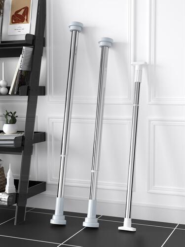 No punching retractable towel rack bathroom clothes drying rack clothes hanging rod bedroom wardrobe rod stainless steel simple storage rack