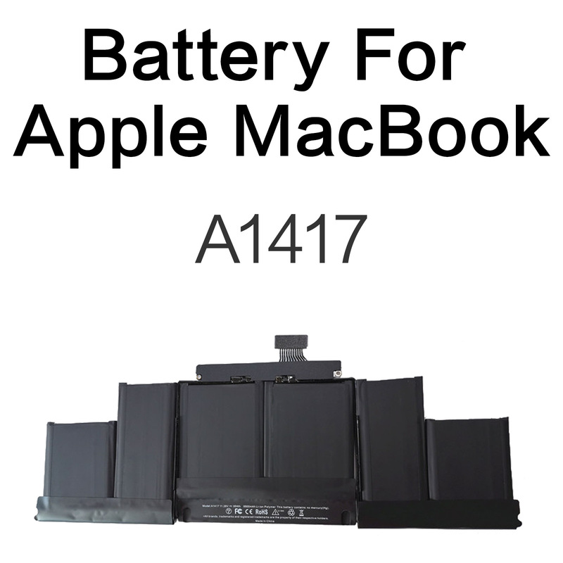 A1417 Is Suitable for Apple Laptop Batteries MacBook Pro 15inch Mid 2012/Early 2013 A1417 Is Suitable for Apple Laptop Batteries MacBook Pro 15inch Mid 2012/Early 2013