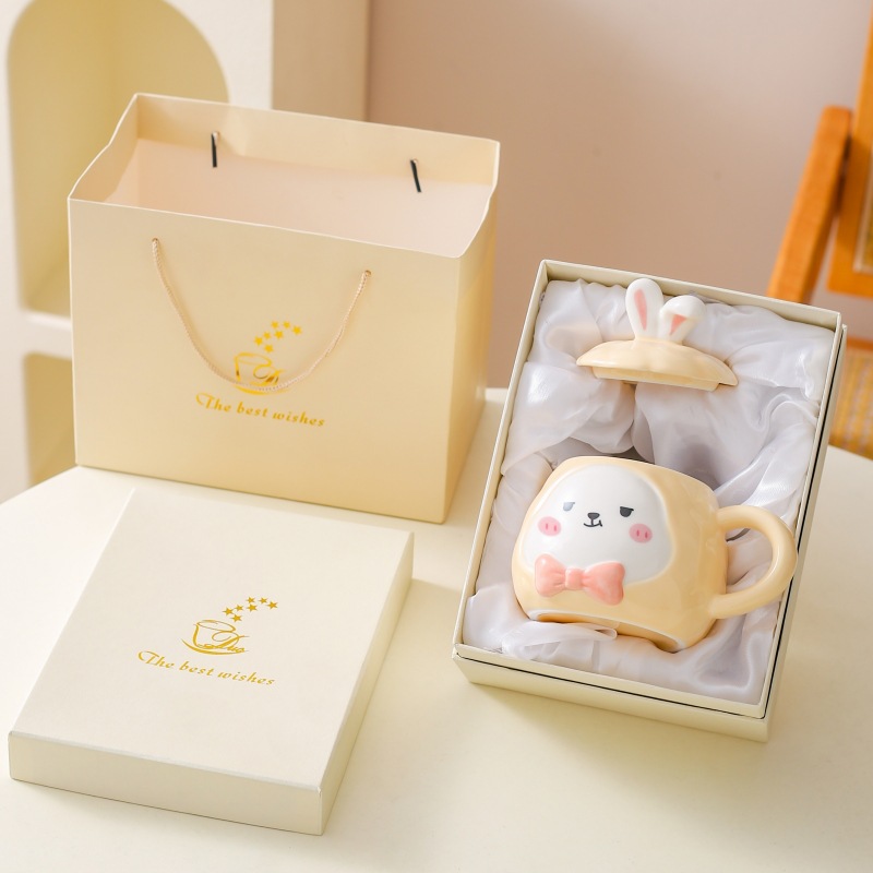 Tazas de dibujos animados creativos tazas de cerámica tazas de agua tazas de copas de copas de bebidas de niños regalos regalos al por mayor