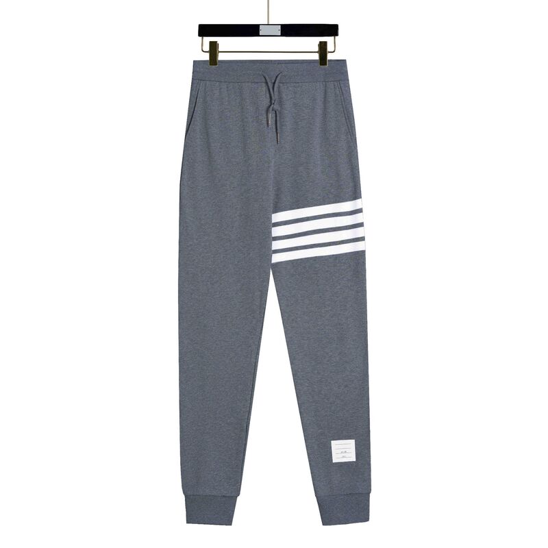 Tb Autumn and Winter Sweatpants Tb Unisex Color-Woven Loose Jogger Pants Casual All-Cotton Terry Fabric Versatile Casual Wear