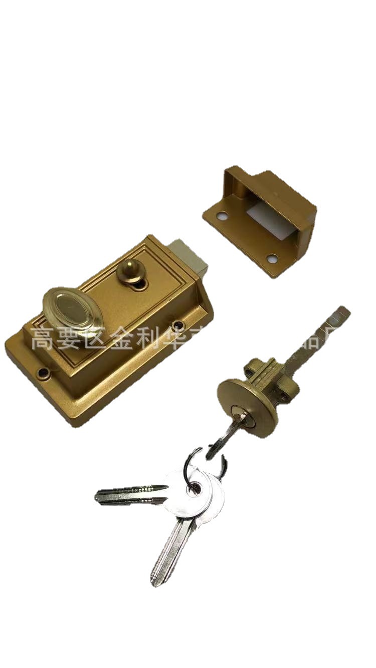 Cerradura de puerta exterior tipo 564 cerradura de puerta antirrobo cerradura de puerta de madera antigua cerradura de puerta de cabeza de toro cerradura mecánica accesorios de cerradura de Marco