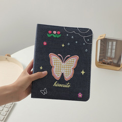 Hisocute original homemade A5 denim photo album girl three-inch photo card storage album student four-square grid card album