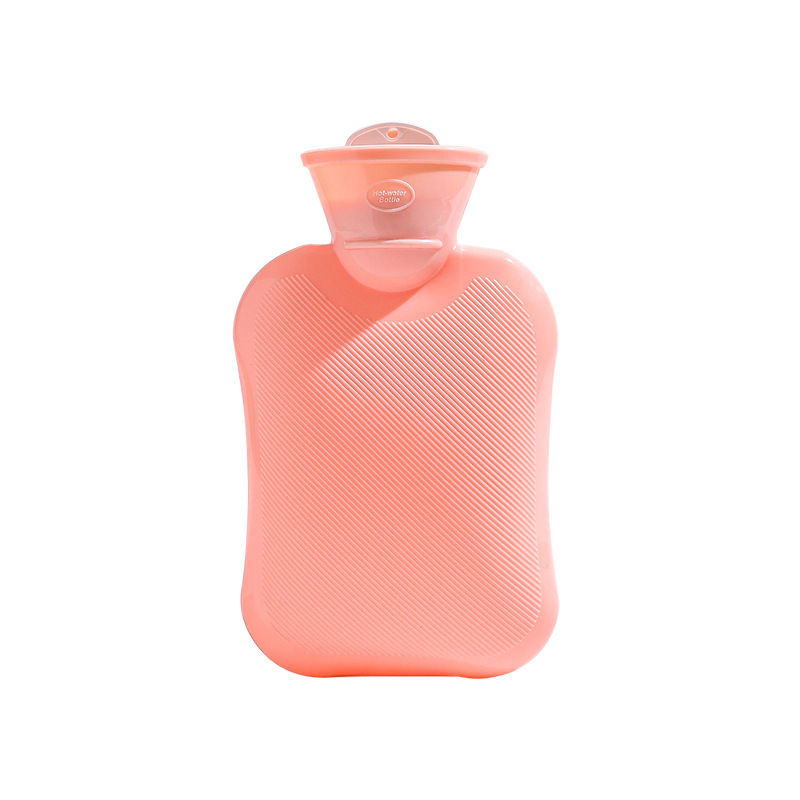 Pink hot water bottle
