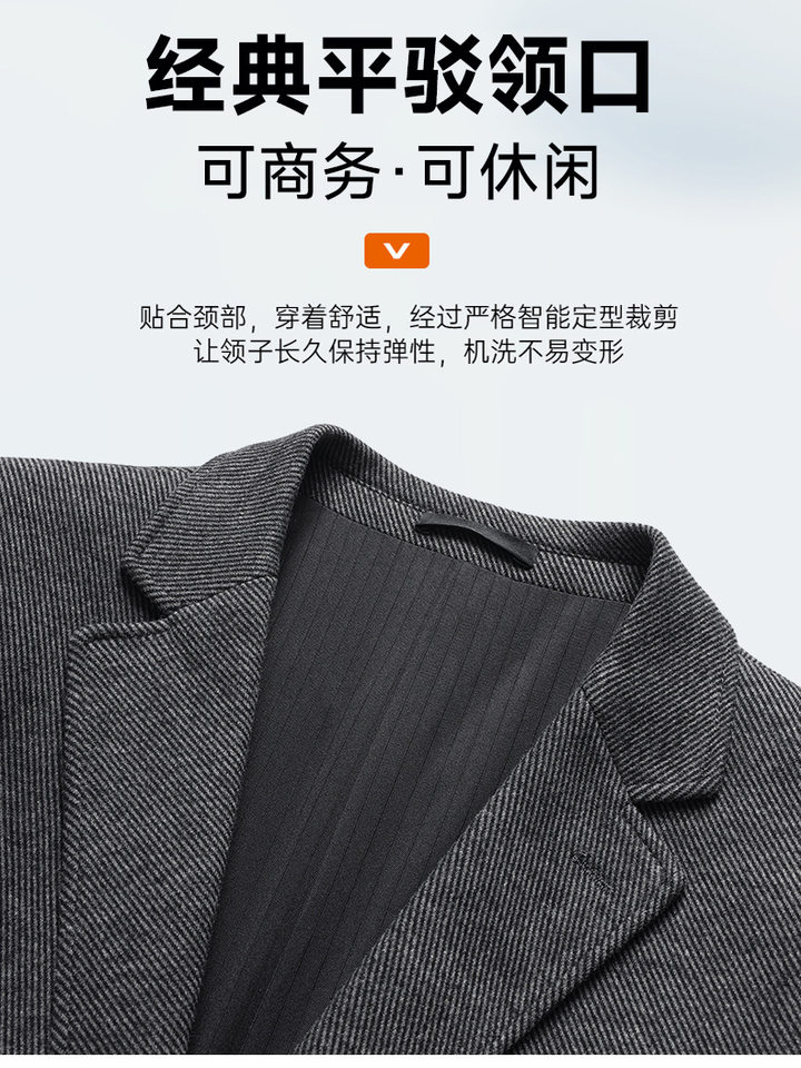 Áo vest nam phom ôm nhẹ, hai lớp lót bông dày dặn, co giãn, không cần ủi, giặt máy được — thanh niên màu xám chi tiết 7