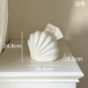 Shell slanted tissue box (white)