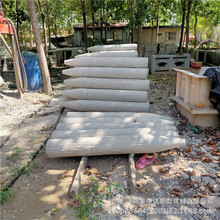 预制成品五连排仿木桩 园林建设草坪挡土桩 河道护坡水泥仿木桩