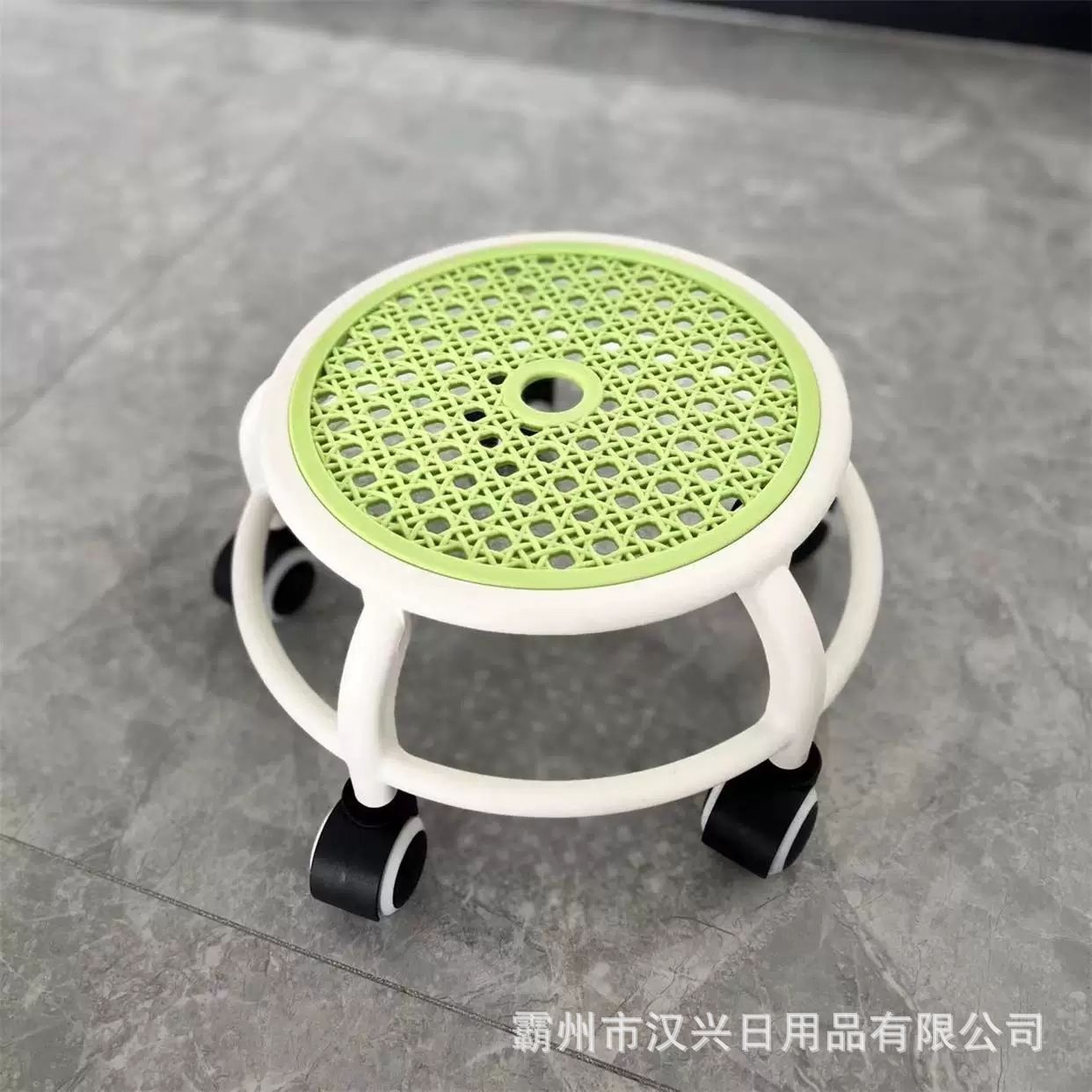 Upgraded 4-wheel model, non-slip, stable, waterproof, breathable, matcha green + [upgraded black and white silent wheels]