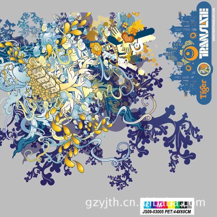 厂家服装烫画 广告衫烫画 T恤衫烫画烫图