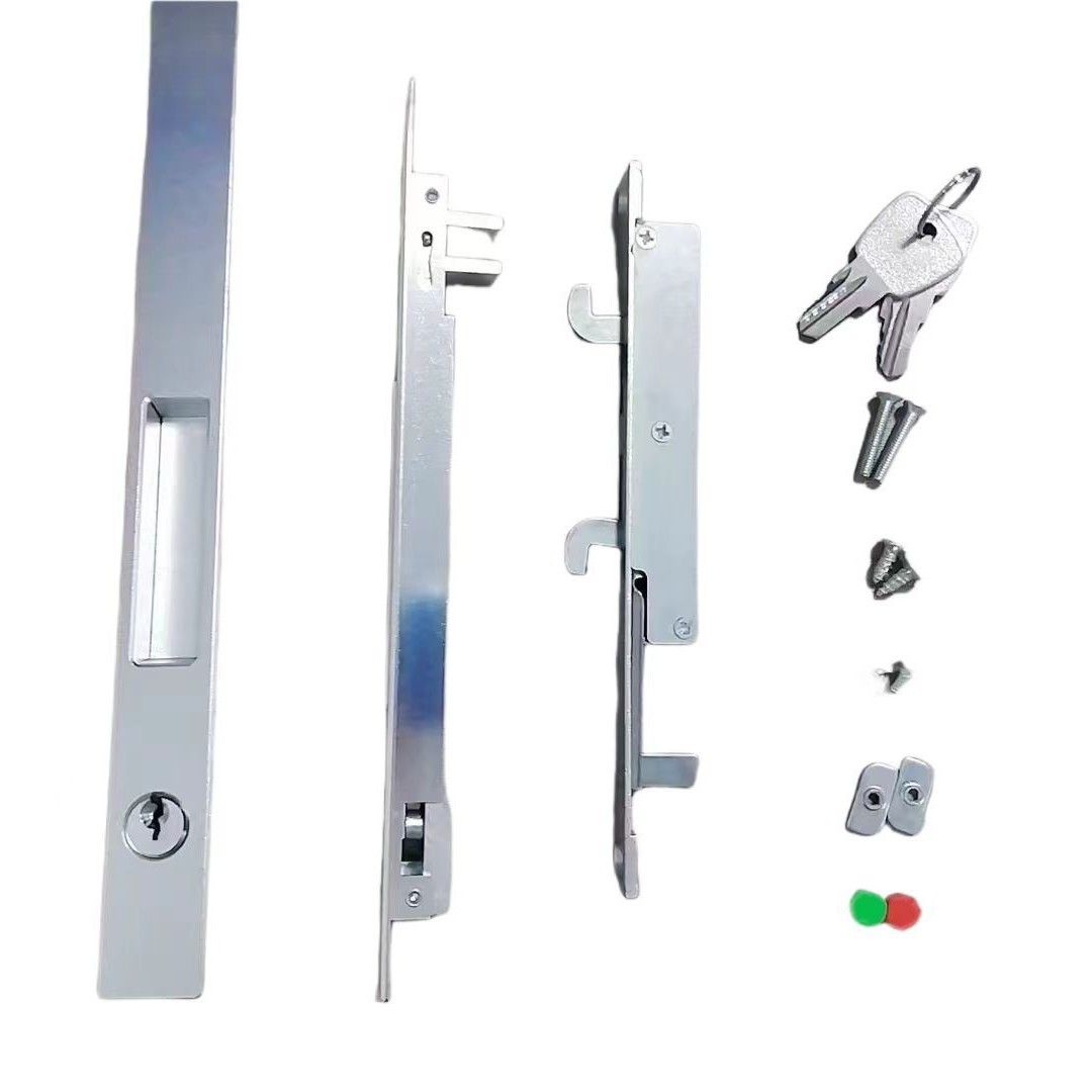Cerradura Doble Punto para Puerta Plegable de Aleación de Aluminio Antirrobo Con Llave