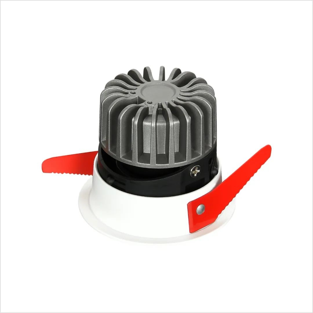 Lámpara de agujero de colina pequeña abertura de luz de techo de 75 mm95 mm 7W12W15W blanco de pantalla alta sin luz principal foco COB