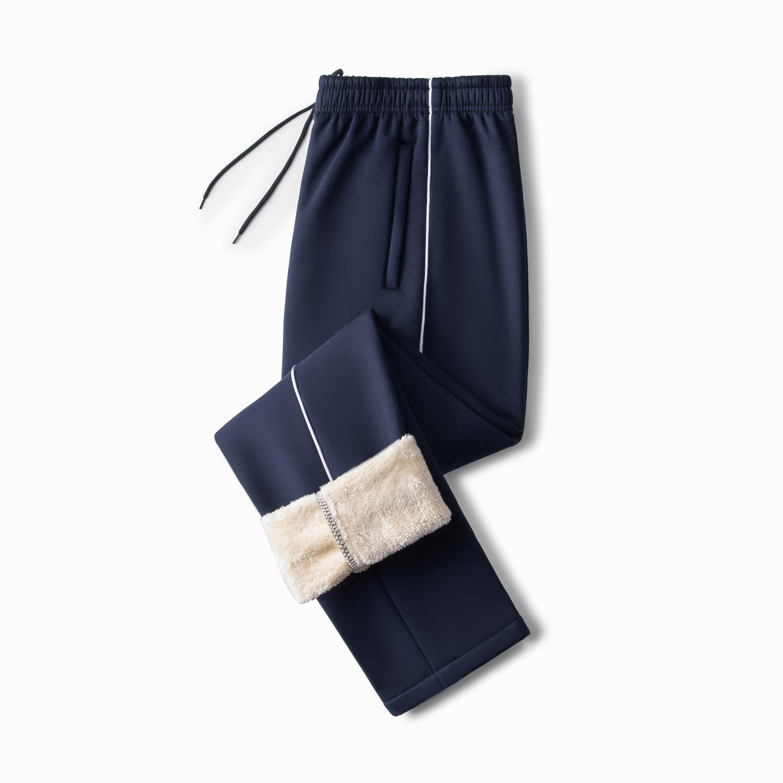 One bar dark blue (pure cotton lambswool)