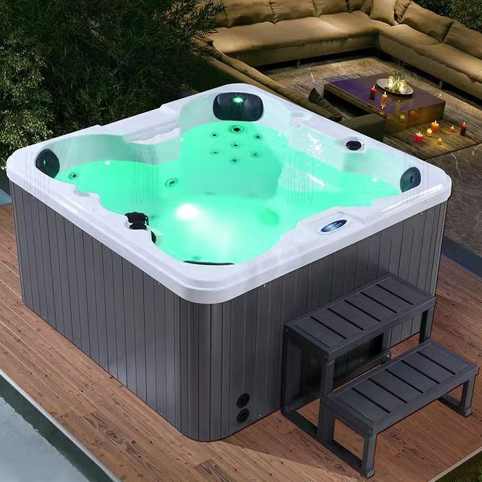 bañera al aire libre masaje surf bañera spa 6 personas piscina acrílica bañera jacuzzi