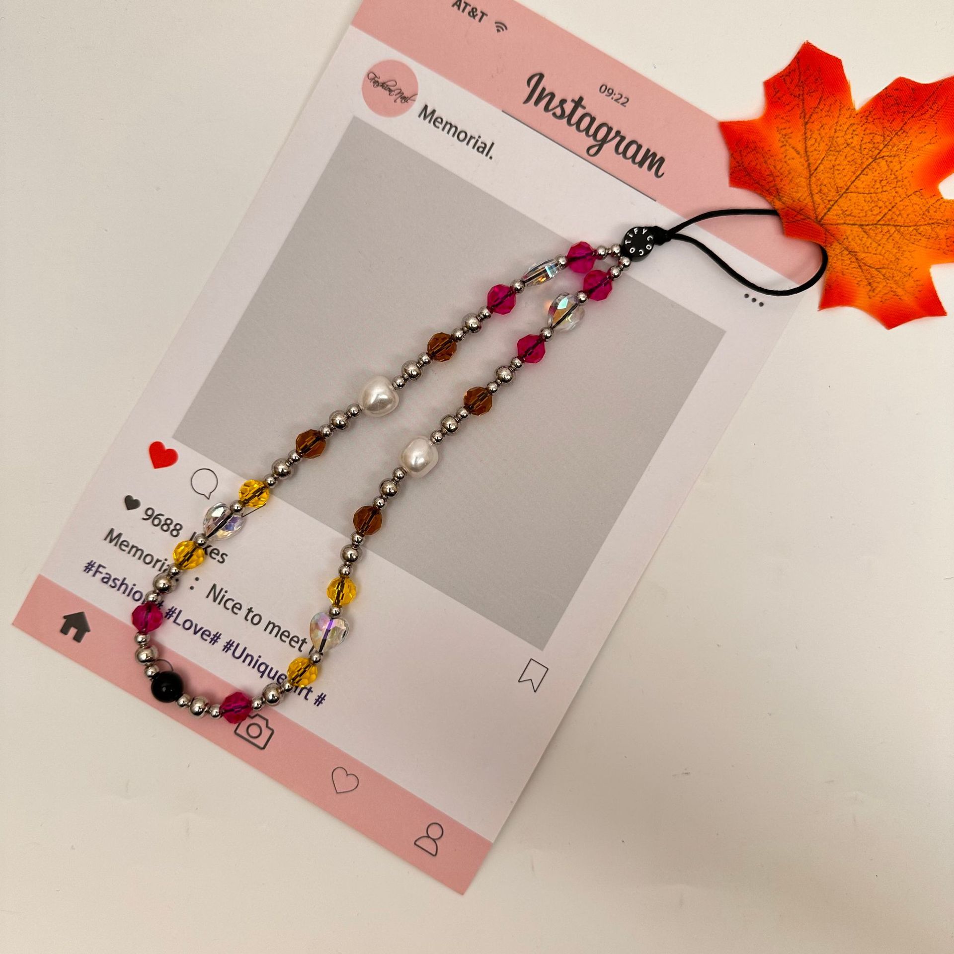 Moda simple amor mariposa serie de cadena de teléfono móvil cadena de teléfono móvil bolso bolso llaver colgante corto diseño de nicho