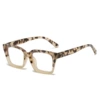 Milk white flat light C25 under the leopard print