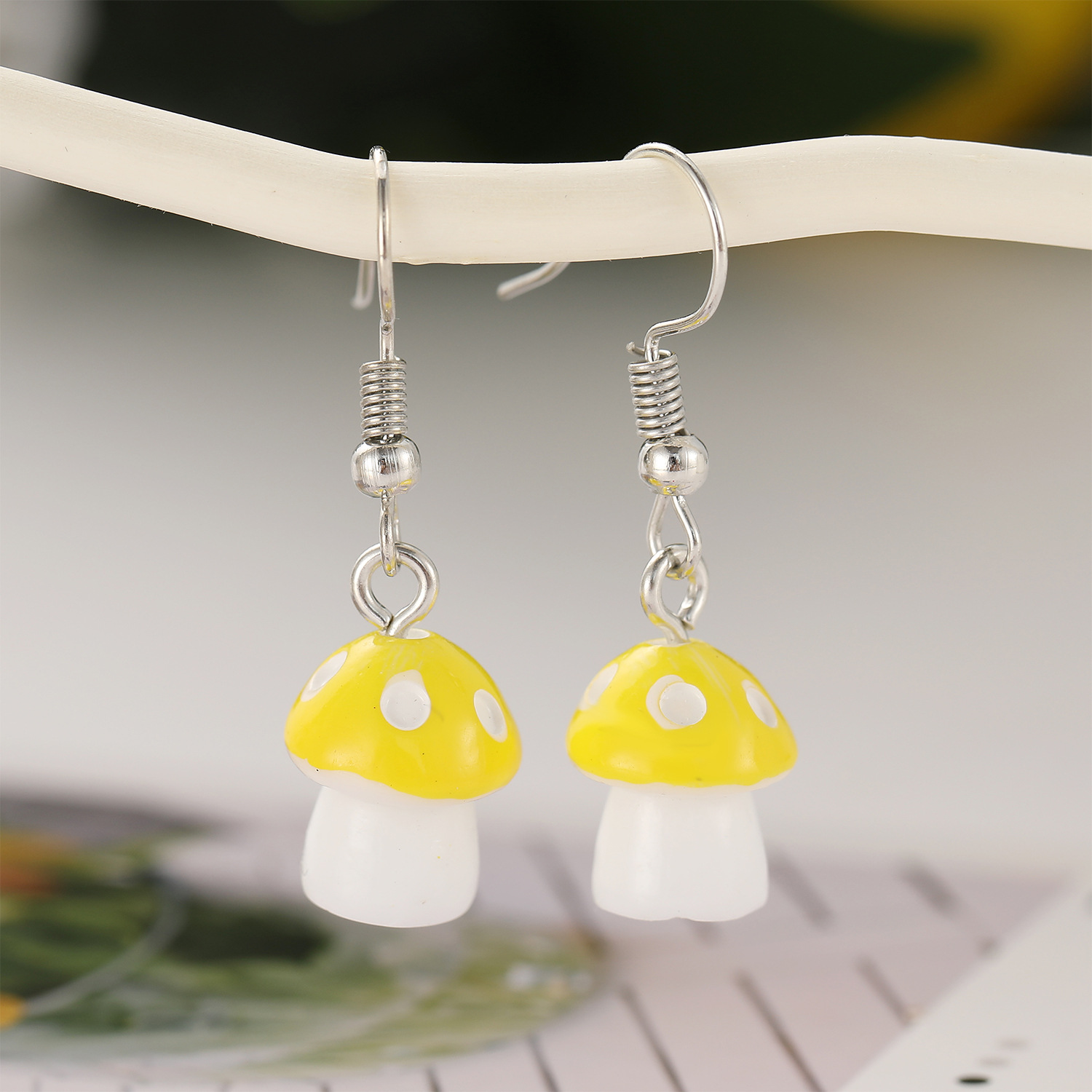 New Creative Simple Fashion Style  Pastoral Mushroom Earrings display picture 17