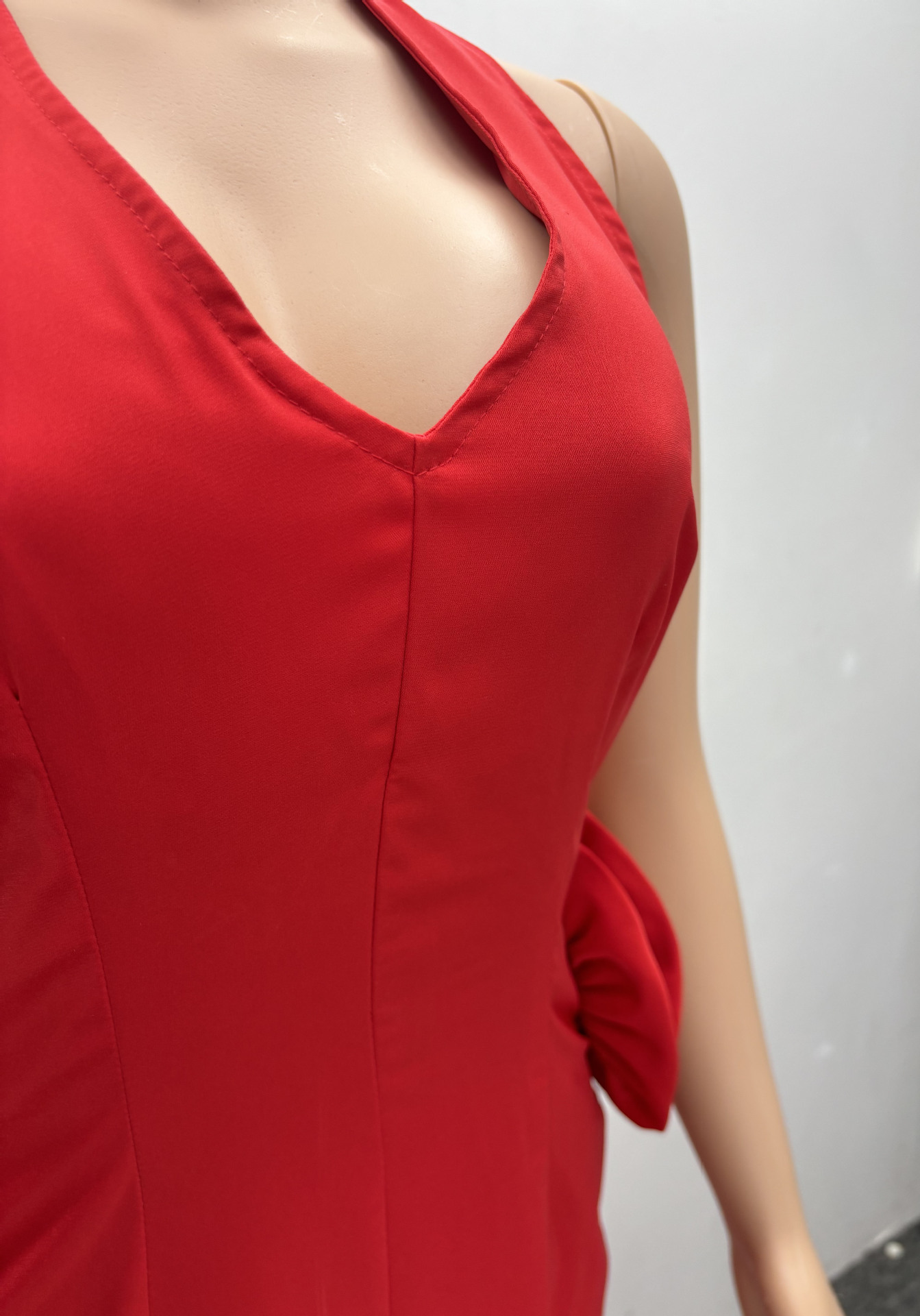 455g Weight Maxi Long Dress Dress Length Type Sleeveless Sleeve Length Sheath Dress Dresses Type Polyester Fabric Type High Waist Waist Line Banquet Occasion Halter Neck Neckline Slim Fit Type Flower Pattern Summer Season Women's Gender Elegant Style Wholesale Women's Elegant Flower Banquet Halter Neck Sleeveless Sheath Dress 1