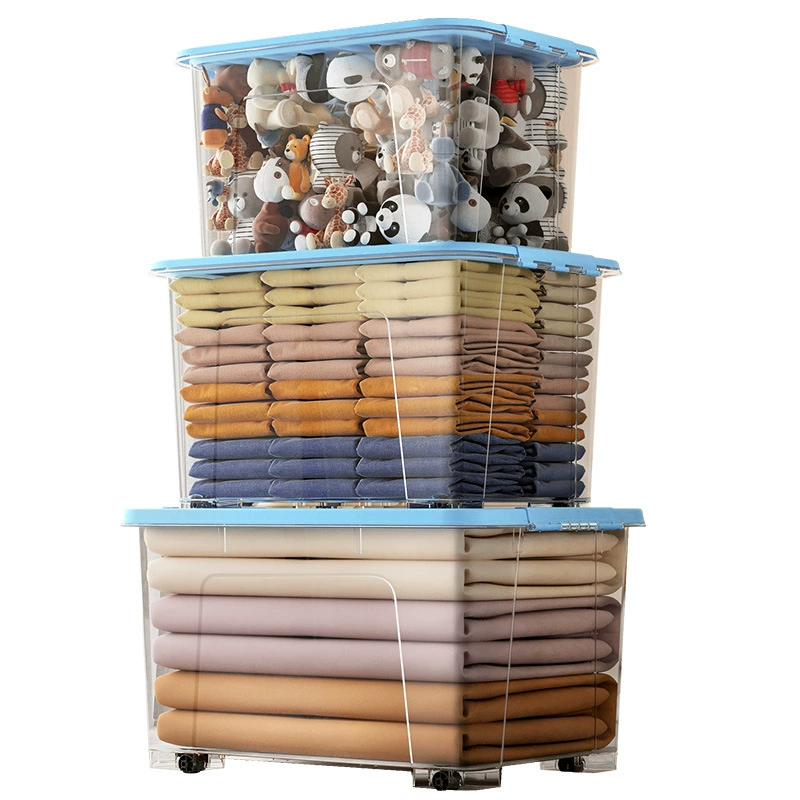 Plastic storage box, food play, children's toy, transparent trousers