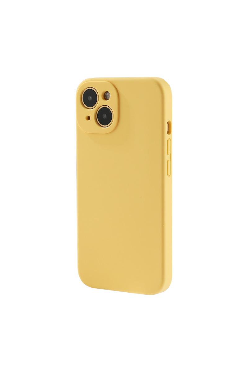 Funda de silicona líquida para Apple 14PRO, anticaídas, protección completa de la lente, funda de silicona IP14PM con orificios precisos