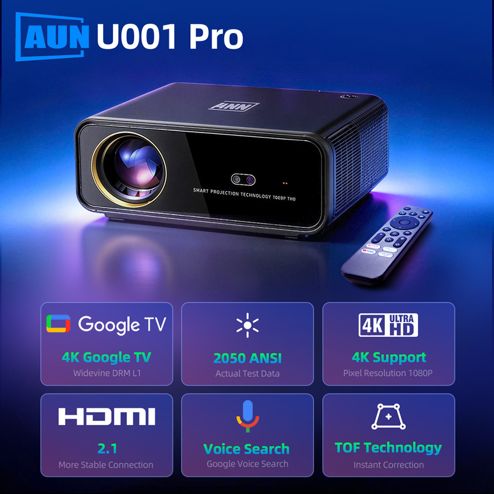 4K Smart Proyektor Android TV 2GB/32GB 2050 ANSI