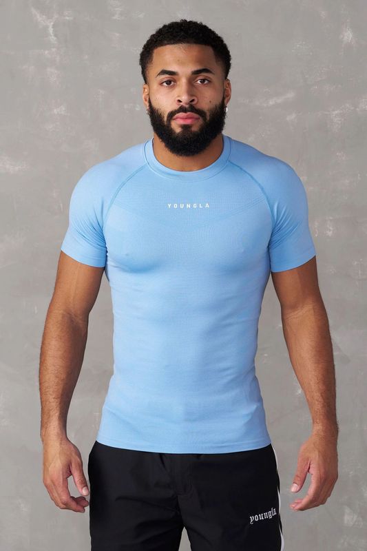 YOUNGLA メンズ Tシャツ スポーツ フィットネス 速乾性 通気性 ストレッチ フィットネス ジャージ ジョガー アウトドア ランニング バスケットボール ウェア|undefined