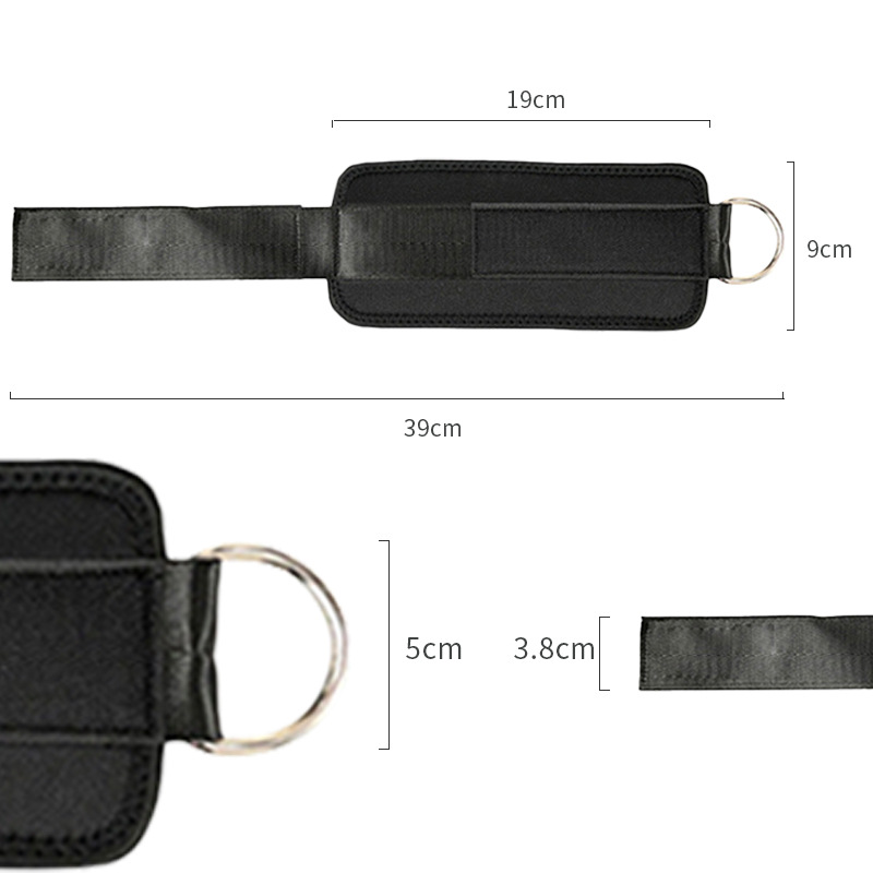 Fitness hebilla de tobillo accesorios de cuerda de tracción entrenamiento de pies protección de pies artefacto correa de tobillo multifuncional
