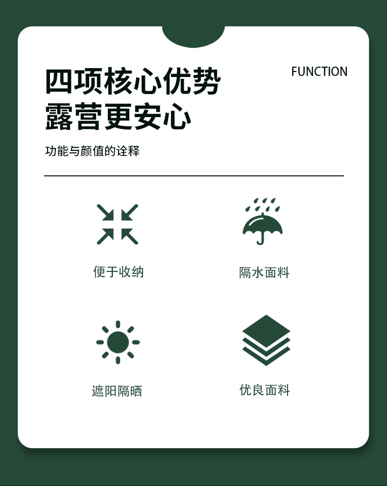 Outdoor inflatable roof tent, sunshade, rainproof, for self-driving camping, high aesthetic value, car-mounted roof tent