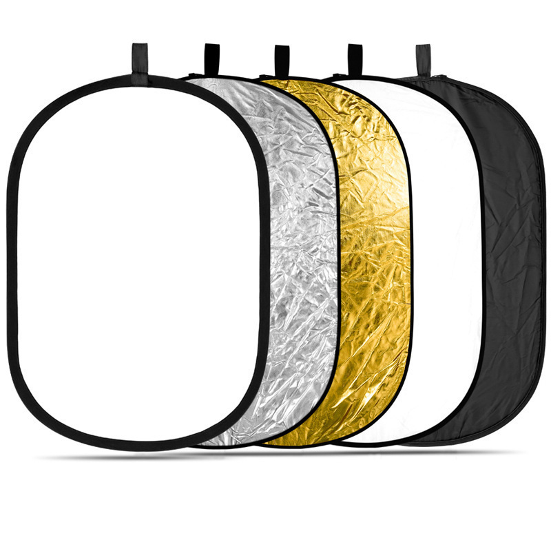 Reflective Board Photography Lighting Board Round Foldableing Portable Soft Light Board Photo Live Broadcast Portrait Mini Fill Light Board Blocking
