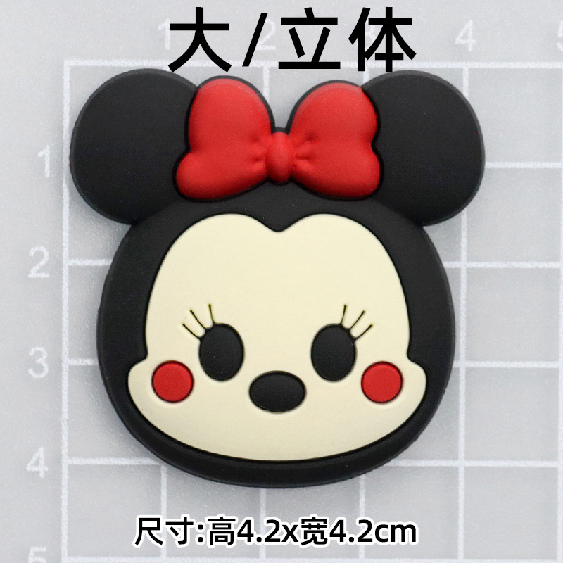 大小ミッキーミニーミッキーマウス DIY 漫画装飾アクセサリー携帯電話ケースパッチ下駄スリッパバックルステッカー|undefined