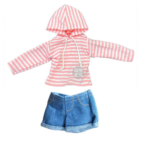 Doll Clothes 6 Points Girl Toy Dress-Up Sweatshirt PVC Figure Casual Height 29cm Pants Skirt