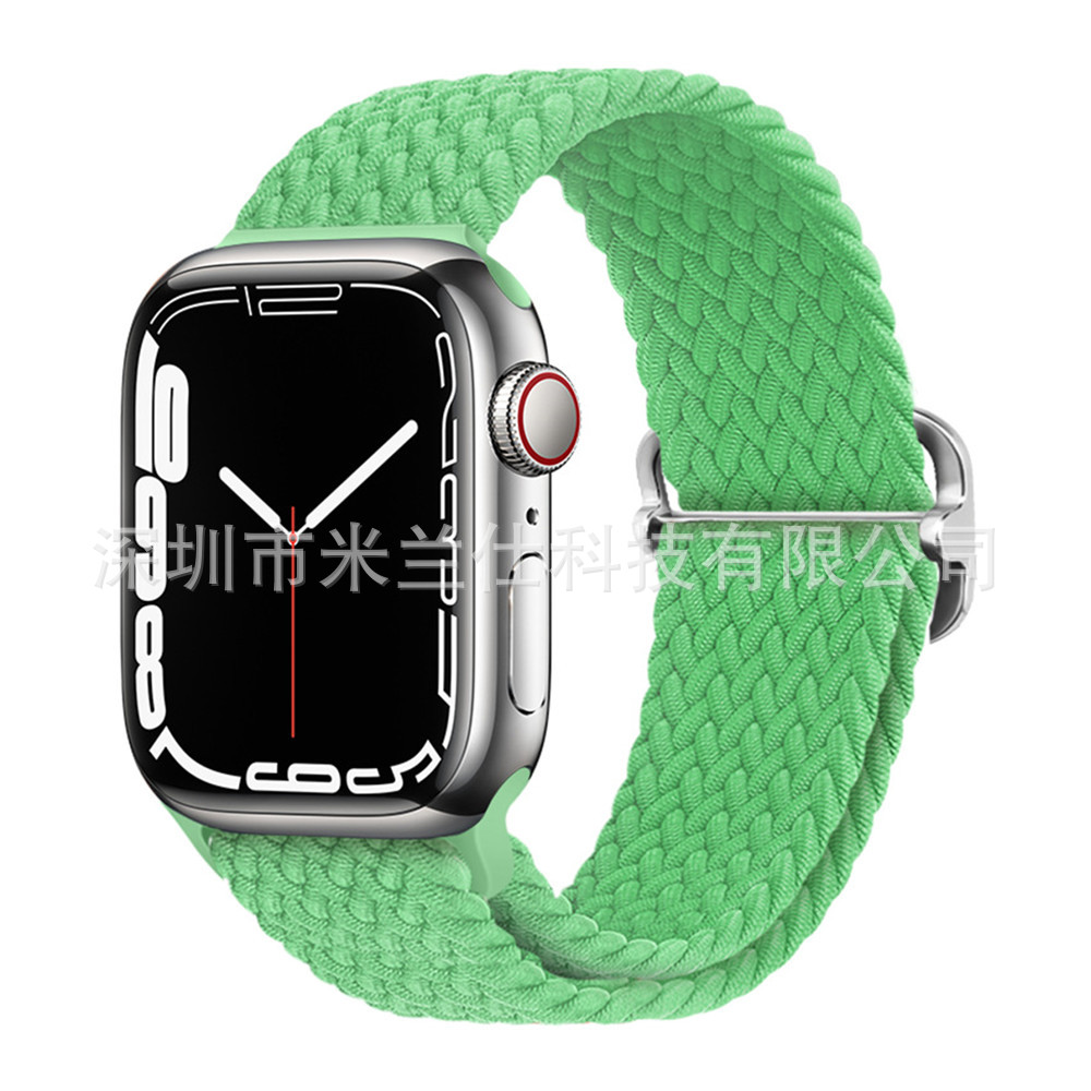 Nylon tejido para Apple iwatch456789 Apple ultra2 hebilla deslizante elástica S9 correa de reloj fabricante