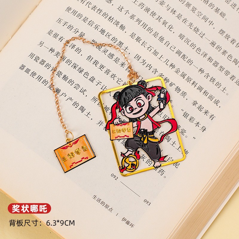 Lindo Panda creativo marcador de metal colgante de dibujos animados niños regalo de graduación estudiante marca de lectura clip de Página de Libro